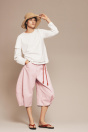 Zara ШОРТЫ-БЕРМУДЫ С ДЕКОРАТИВНЫМИ СКЛАДКАМИ - THE ITEM WOMAN Pink