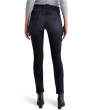 Mari Mid Rise Slim Straight Jean In Glitch