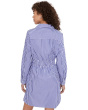 Sunlit Stripe Long Sleeve Shirtdress
