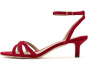 Kendyl Kitten-Heels Suede Sandals