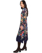 The Janie Favorite Hankerchief Hem Mock Neck Dress
