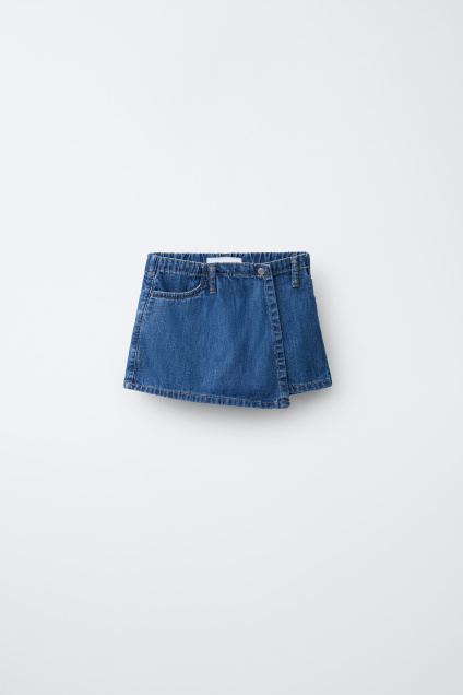 Zara ДЖИНСОВЫЕ ШОРТЫ-БЕРМУДЫ 500020714-400-7