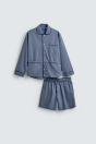 Zara ПИЖАМНЫЙ КОМПЛЕКТ С ШОРТАМИ ААРОН ЛЕВИН X 532796950-403-3