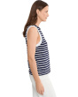 Harbor Pebble Cotton Stripe Tank