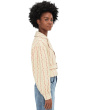 Cropped Belted Trench Coat
