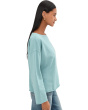 Garment Dyed Terry Bateau Neck Boxy Top