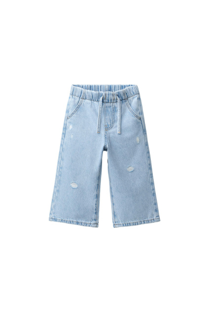 Zara ДЖИНСЫ С ШИРОКИМИ ШТАНИНАМИ И РАЗРЕЗАМИ 520361796-406-18