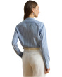 Petite Classic Fit Striped Broadcloth Shirt