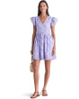 Flutter Sleeve Pintuck Dress