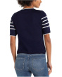 Short Sleeve Crew Neck Sweater
