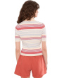 Giselle Textured Stripe Polo