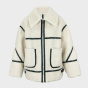 Jack Wills Женская короткая пуховая куртка Sherling с длинным рукавом