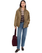 Quilted Jacket With Drawstring