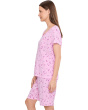 V-Neck Tee & Bermuda Shorts Pajama Set