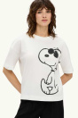 C&A Футболка - обычная посадка - Snoopy 2263467 weis