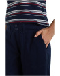 Soft Touch Twill Mid-rise Utility Patch Pocket Wide Leg Pant 31" Inseam