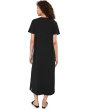 Pima Cotton Stretch Jersey Full Length Dress