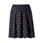 Shirt + Rock, pink-schwarz