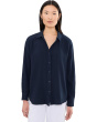 Ava Gauze Button Down