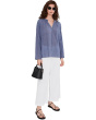 Organic Cotton Pucker Ankle Wide Pants