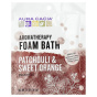 Aura Cacia, Ароматерапевтическая пенка для ванн, пачули и сладкий апельсин, успокаивающее, 70,9 г (2,5 унции)
