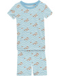 Print Short Sleeve Pajama Set with Shorts (Toddler/Little Kids/Big Kids)