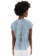 Gathered Cap Sleeve Blouse