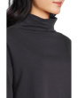 Petite Cozy Brushed Terry Hug Funnel Neck Tunic