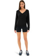 Bennie Fleece V-neck Sweatshirt