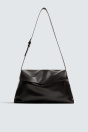 Zara Кожаная СУМКА-накидка XL 498252806-700-3
