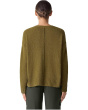 Organic Cotton Fluff Crew Neck Sweater