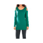 Designer-Pullover, smaragd