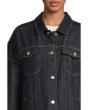 Drop Shoulder Jeans Jacket