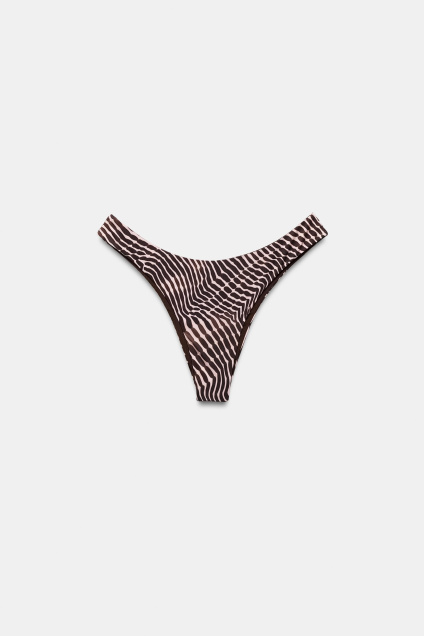 Zara ГИБКИЕ ТРУСИКИ-БИКИНИ С РИСУНКОМ 505763210-700-1