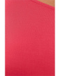 Petite Short Sleeve Asymmetric Off-Shoulder Knit Top