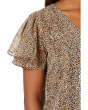 V-Neck Tulip Sleeve Blouse