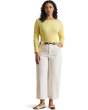 Rib-Knit Cotton-Blend Boatneck Tee