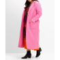 Miss Goodlife Фирменное шерстяное пальто Boucl_ с G_rtel, розовое