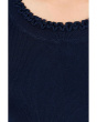 Petite Ruffle Trim Sweater Tee
