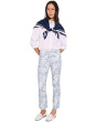 Blue Bayou Printed Elastic Waist Pull-On Bootcut Pants