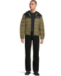 Water-Repellent Quilted Puffed Jacket