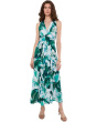 Sleeveless Matte Jersey Floral Maxi