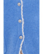 Contrast Scallop Trim Cardigan