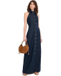 Halter Long Shirt Dress