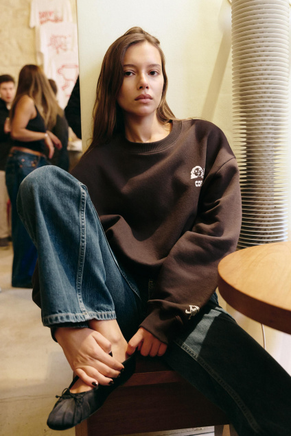 Zara ТОЛСТОВКА С ВЫРЕЗОМ-ПРИНТ 508049514-700-2