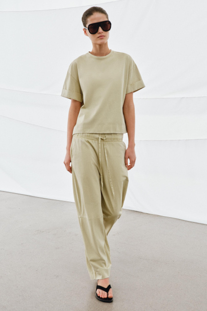 Zara ШИРОКИЕ БРЮКИ ИЗ ТЯЖЕЛОГО ХЛОПКА 504919556-526-2
