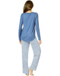 Snowman Smiles Brushed Loose Knit Pajama Set