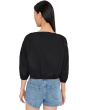Long Sleeve Dropped Shoulder Bubble Top
