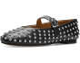 Hera Grommet Mary Jane Flat - Bezel Crys