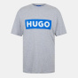 Hugo Футболка унисекс с культовым логотипом и коротким рукавом